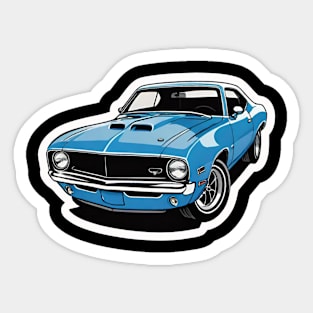 My blue Muscle Car Sticker